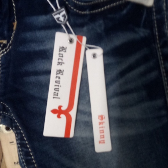 Rock Revival Women's 26 Skinny Jen Embellished Embroidered Distressed NWT - Picture 12 of 12